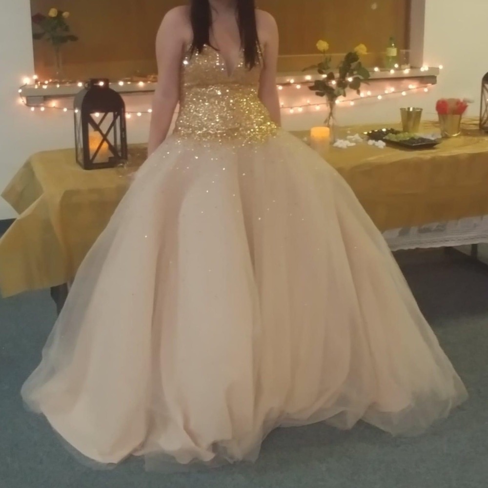 Glamorous Gold Ball Gown